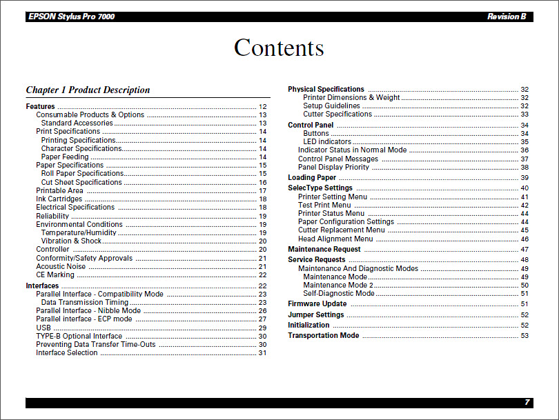 EPSON 7000 Service Manual-2